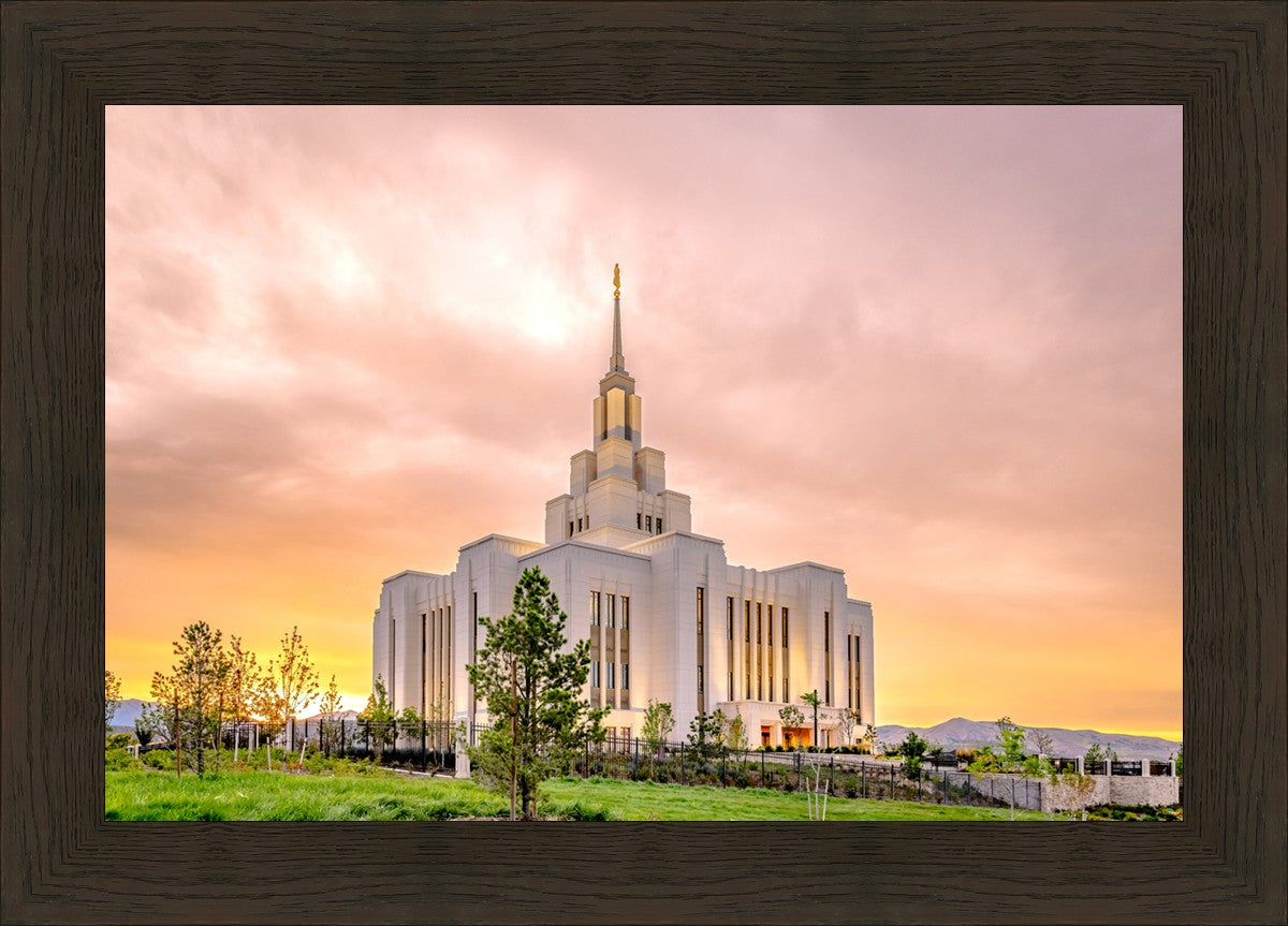 Saratoga Springs Utah Pink Glow