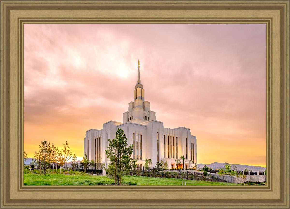 Saratoga Springs Utah Pink Glow