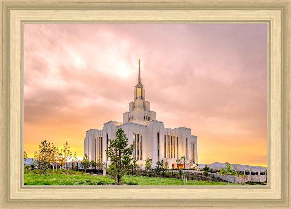 Saratoga Springs Utah Pink Glow