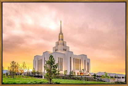 Saratoga Springs Utah Pink Glow