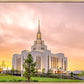 Saratoga Springs Utah Pink Glow