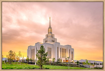 Saratoga Springs Utah Pink Glow