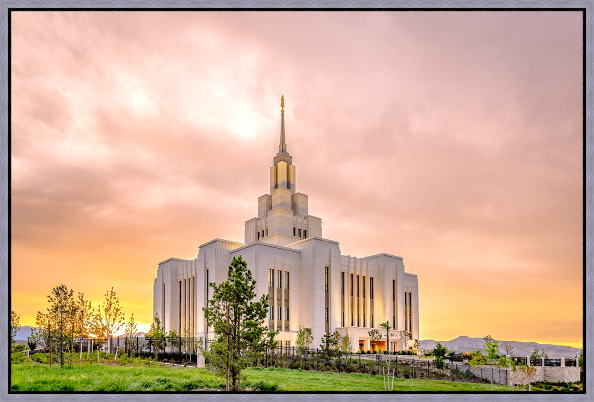 Saratoga Springs Utah Pink Glow