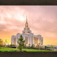 Saratoga Springs Utah Pink Glow