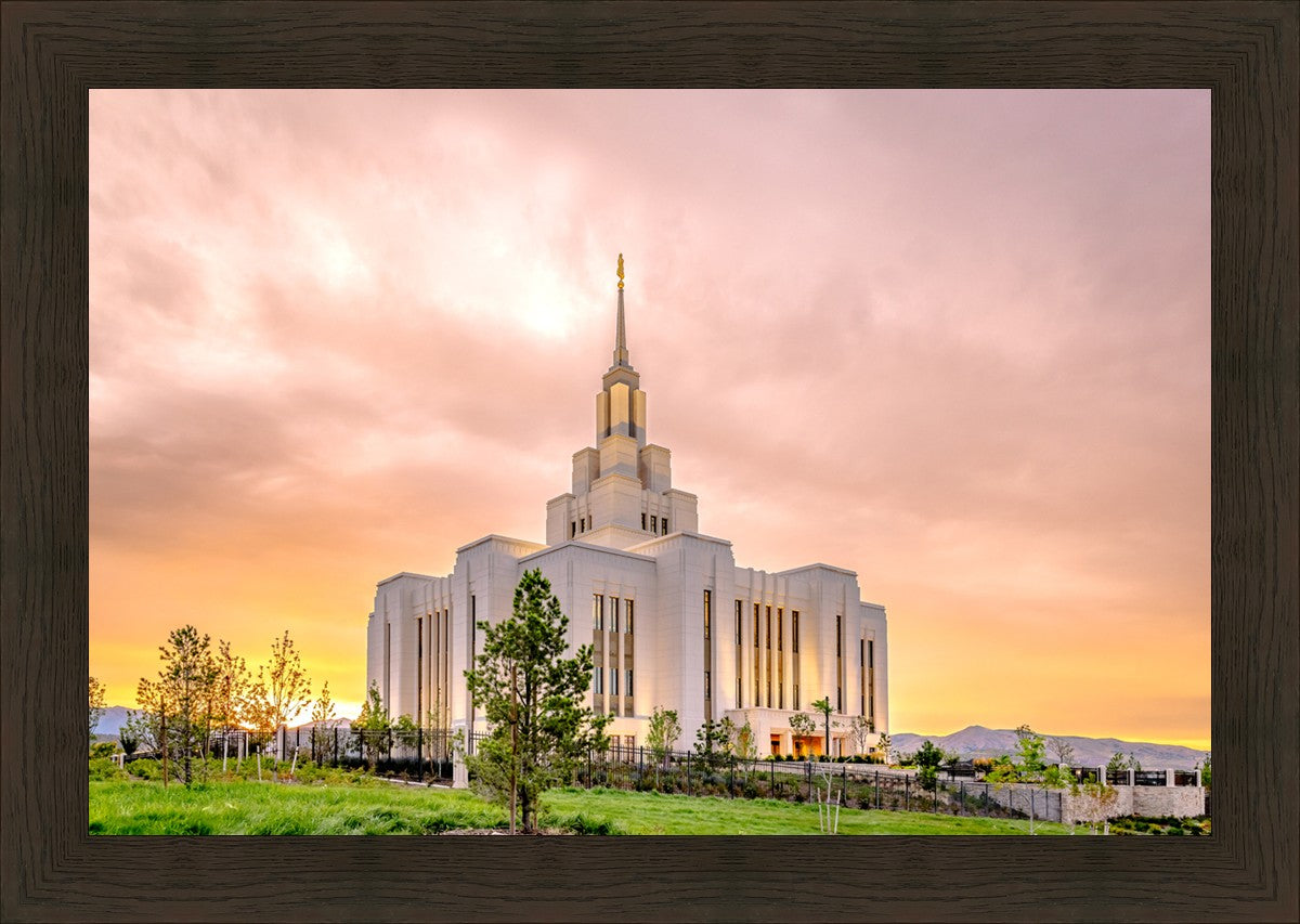 Saratoga Springs Utah Pink Glow