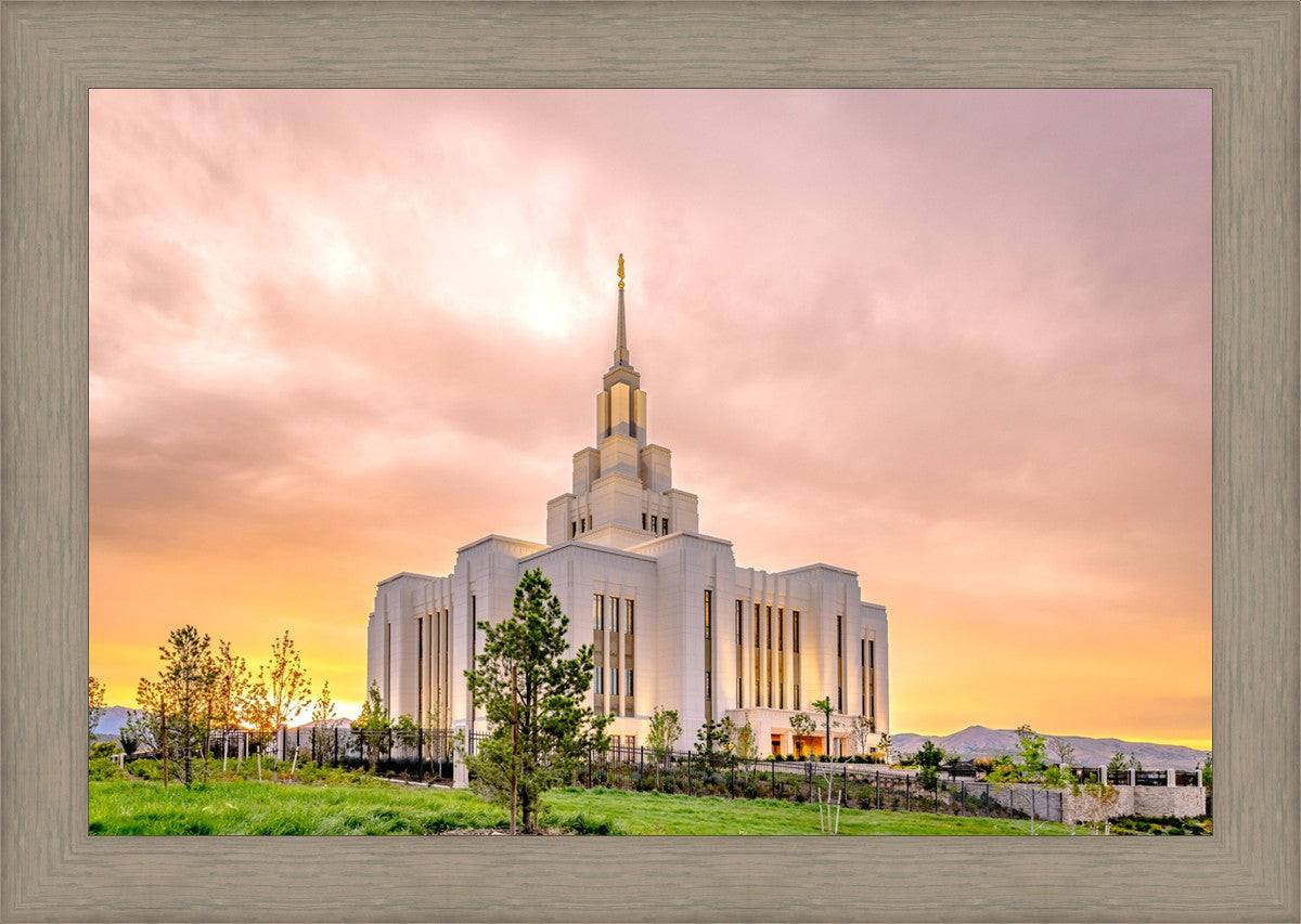 Saratoga Springs Utah Pink Glow