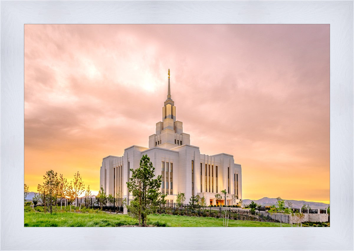 Saratoga Springs Utah Pink Glow