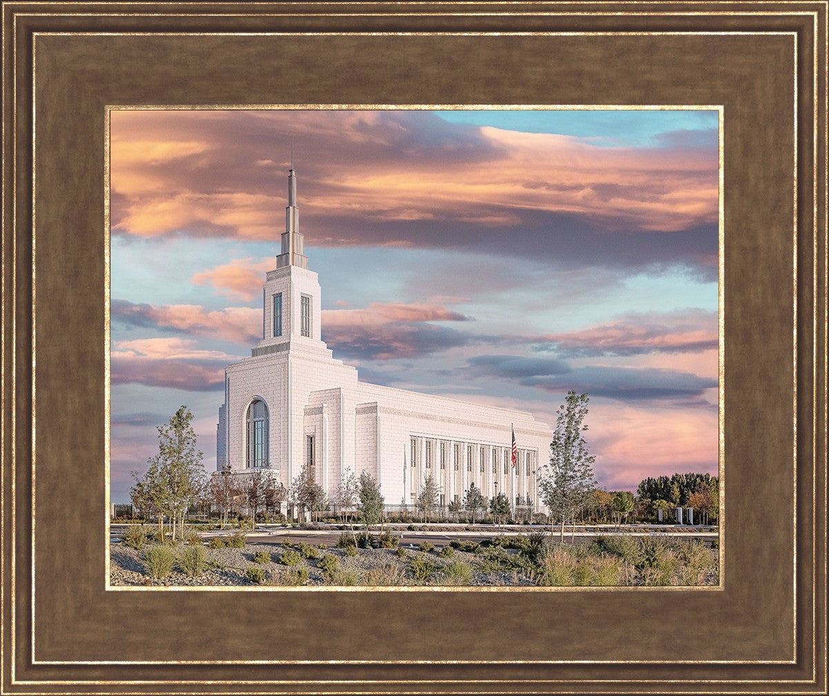 Burley Idaho Sunrise Glow