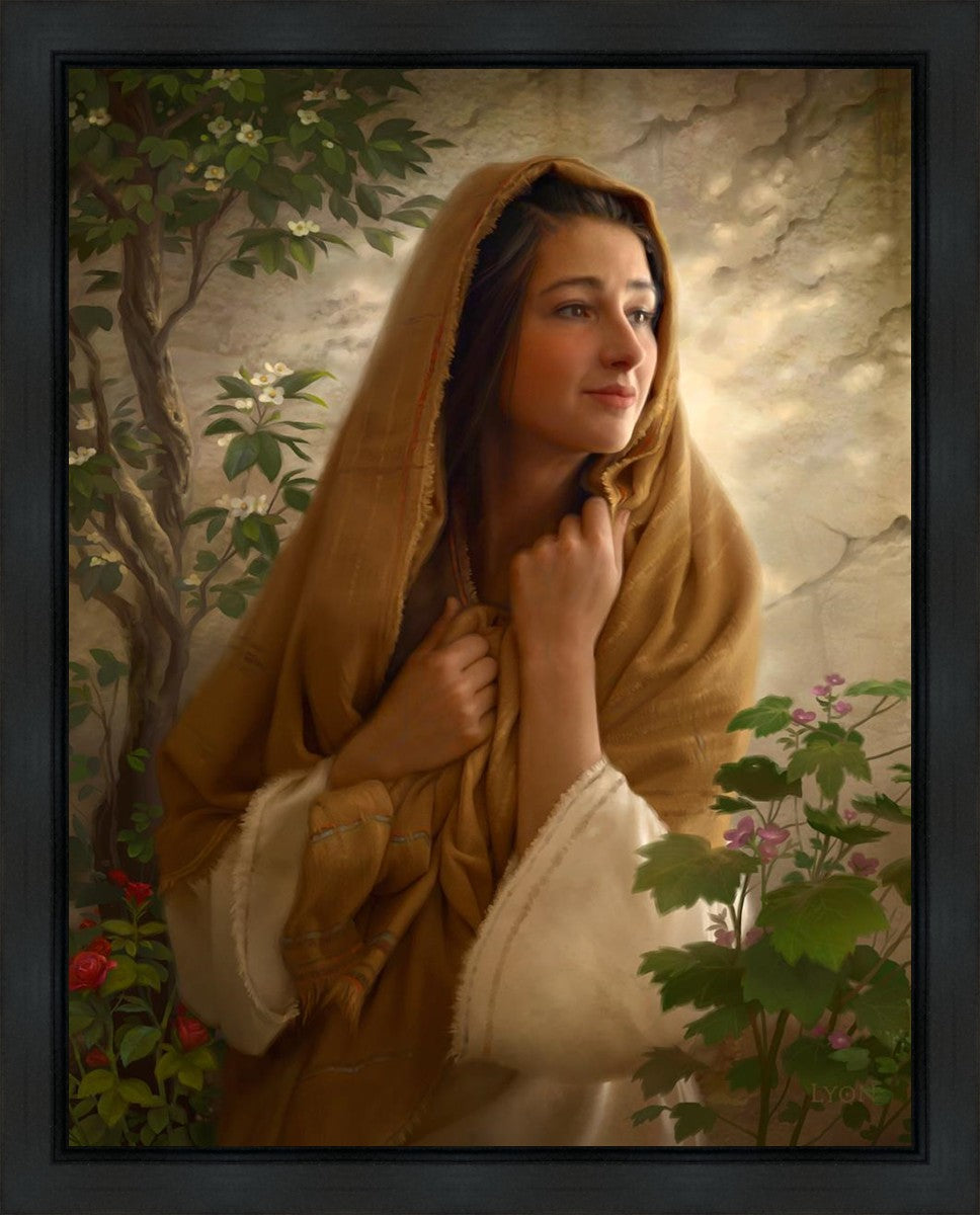 Mary Kept All Of These Things And Pondered Them In Her Heart Gallery Wrap
