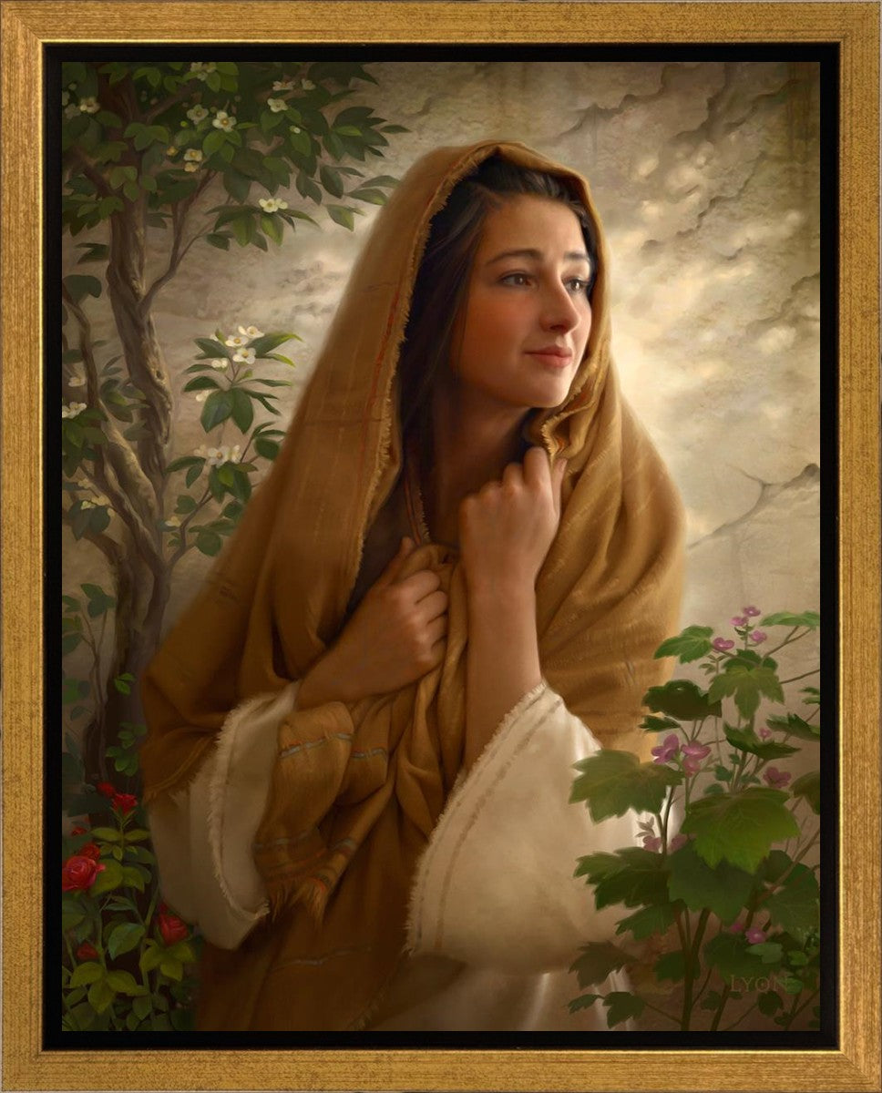 Mary Kept All Of These Things And Pondered Them In Her Heart Gallery Wrap