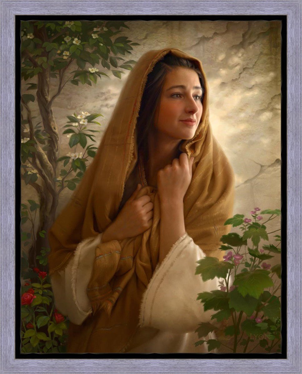 Mary Kept All Of These Things And Pondered Them In Her Heart Gallery Wrap