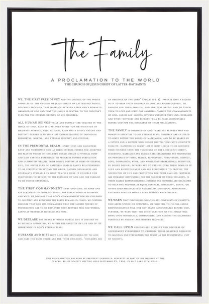The Proclamation To The Family