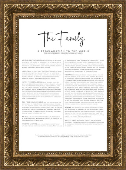 The Proclamation To The Family