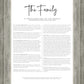 The Proclamation To The Family