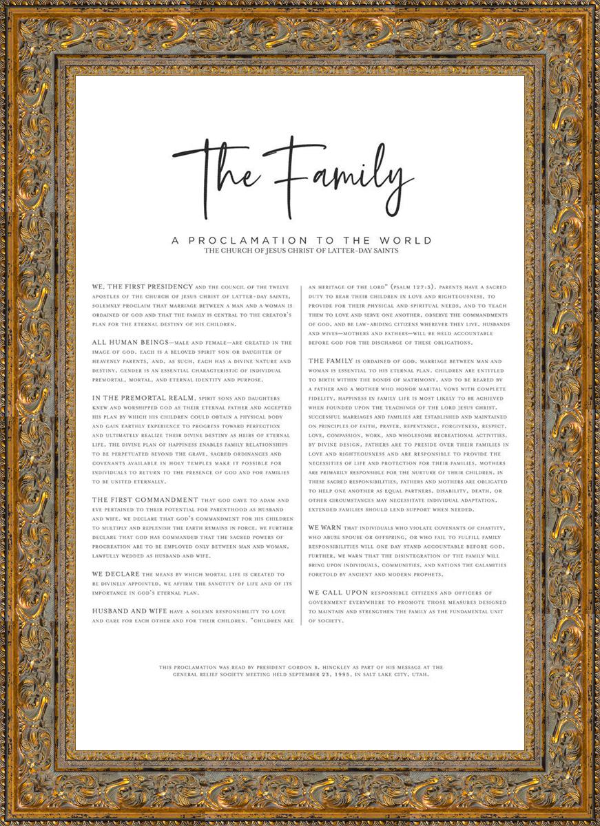 The Proclamation To The Family
