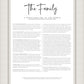 The Proclamation To The Family