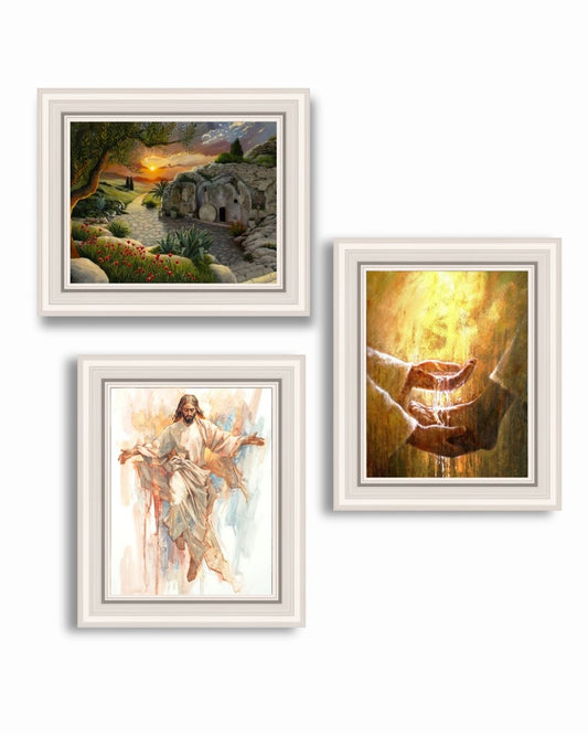 Holy Week 11 X 14 Framed Set 2