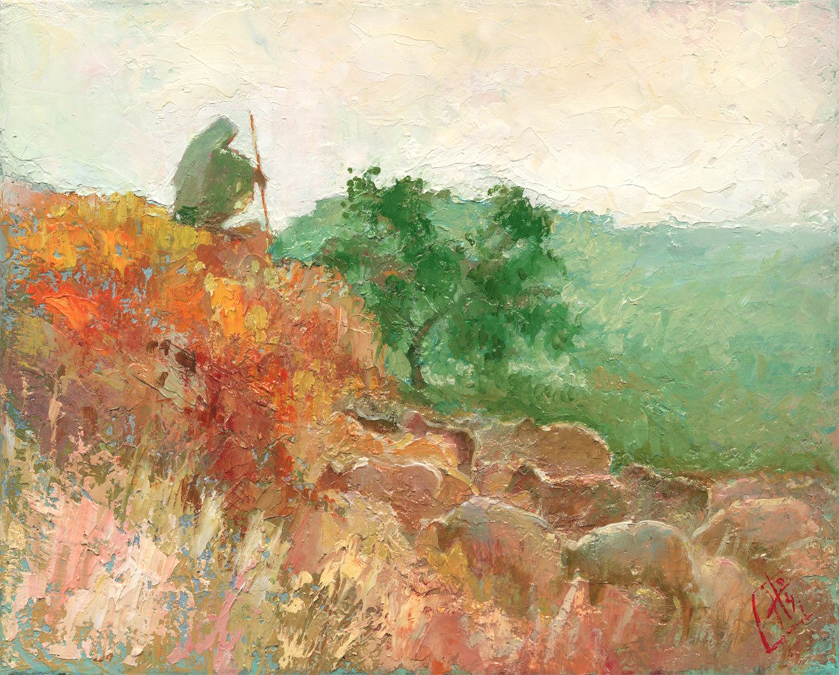 Guarding The Flock Gallery Wrap