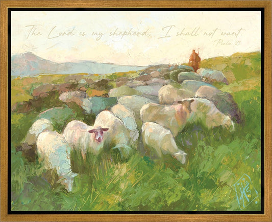 In The Care of the Shepherd with Scripture