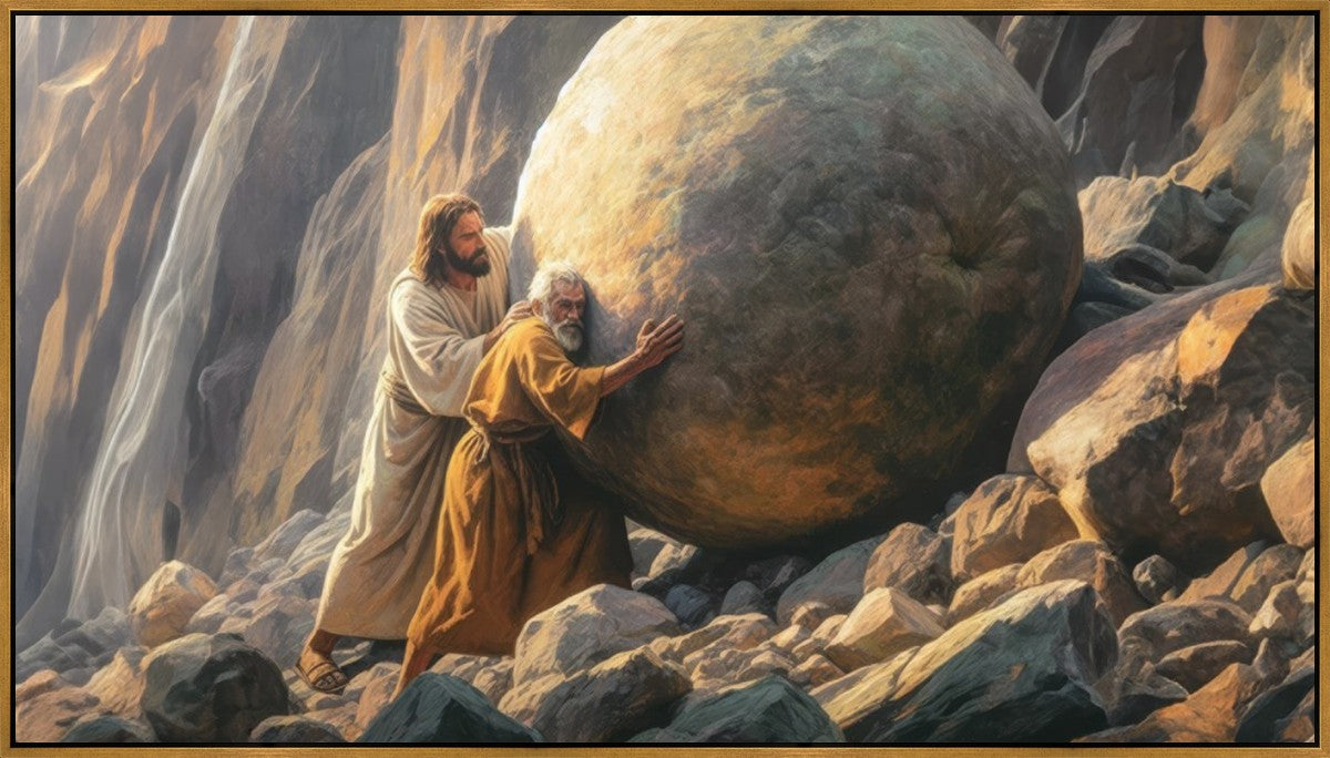 Redemption's Ascent Large Wall Art Gallery Wrap
