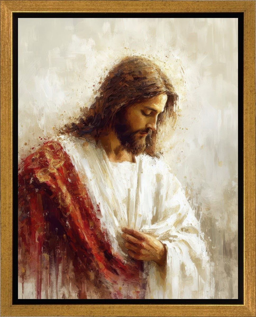 Christ in Red Robes Gallery Wrap