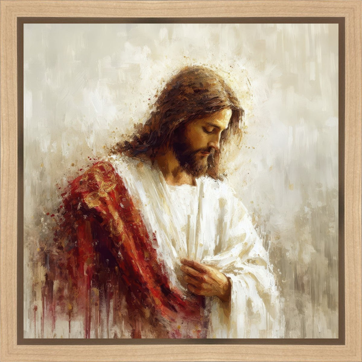 Christ in Red Robes Gallery Wrap