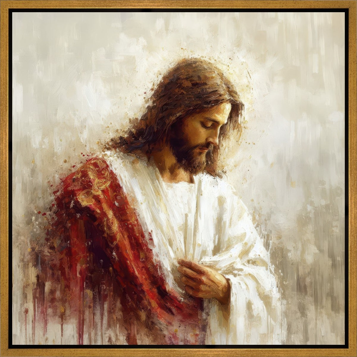 Christ in Red Robes Gallery Wrap
