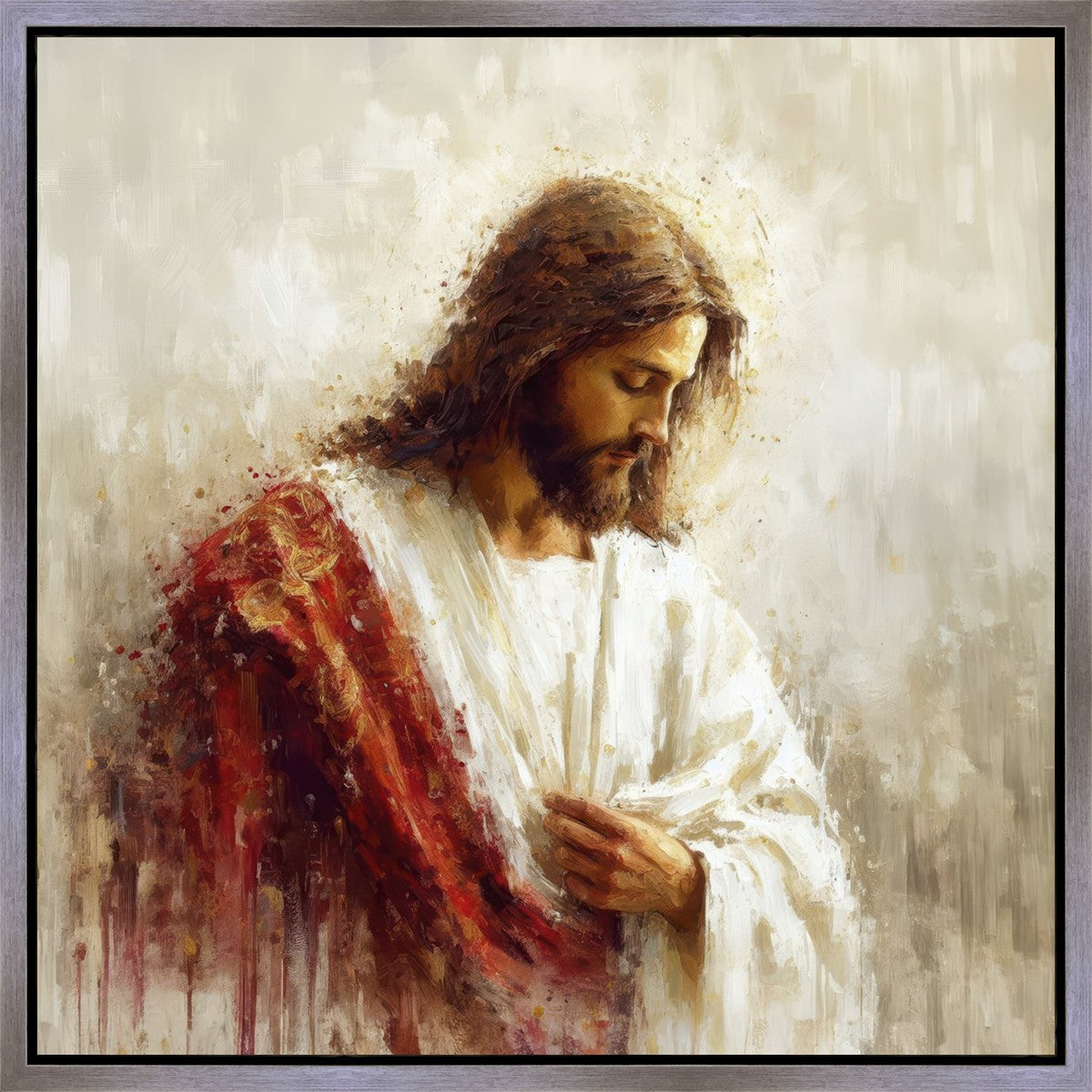 Christ in Red Robes Gallery Wrap