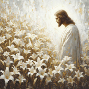 Consider The Lilies Large Wall Art Gallery Wrap