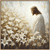 Consider The Lilies Large Wall Art Gallery Wrap