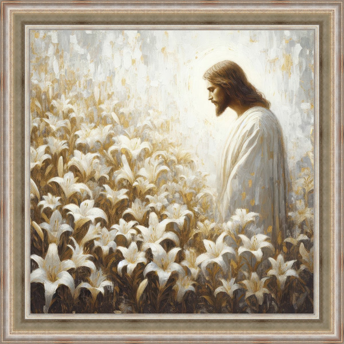 Consider The Lilies Large Wall Art