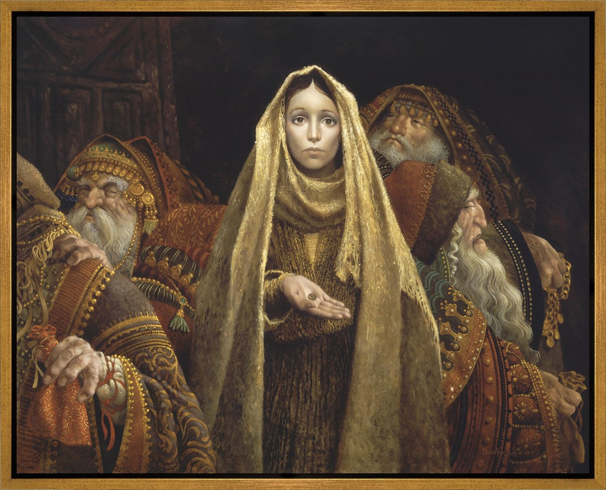 The Widow's Mite Limited Edition Canvas Gallery Wrap