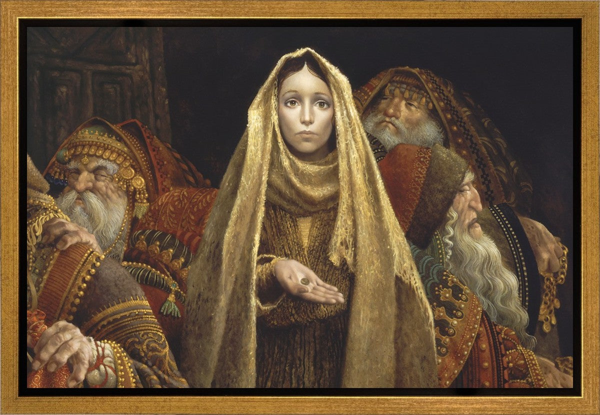 The Widow's Mite Unlimited Canvas