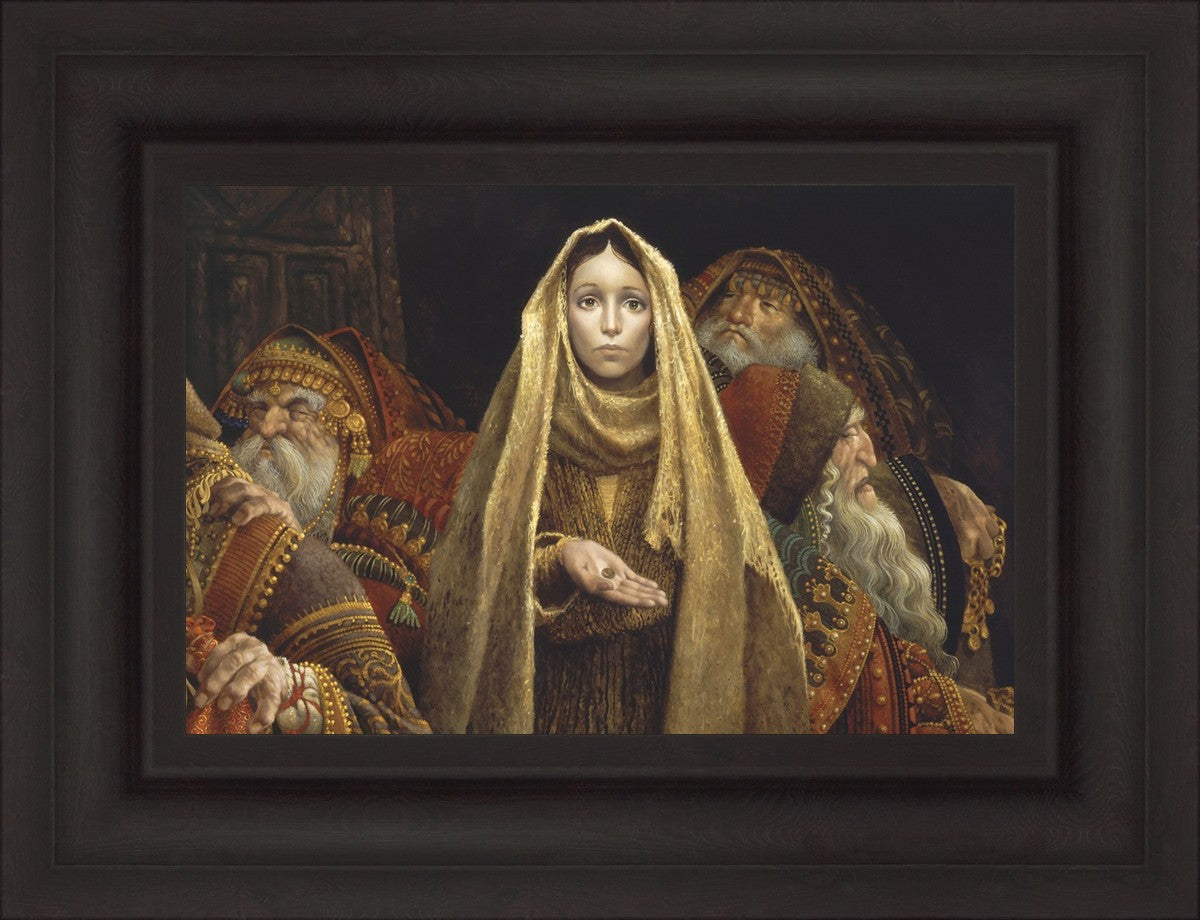 The Widow's Mite Unlimited Canvas