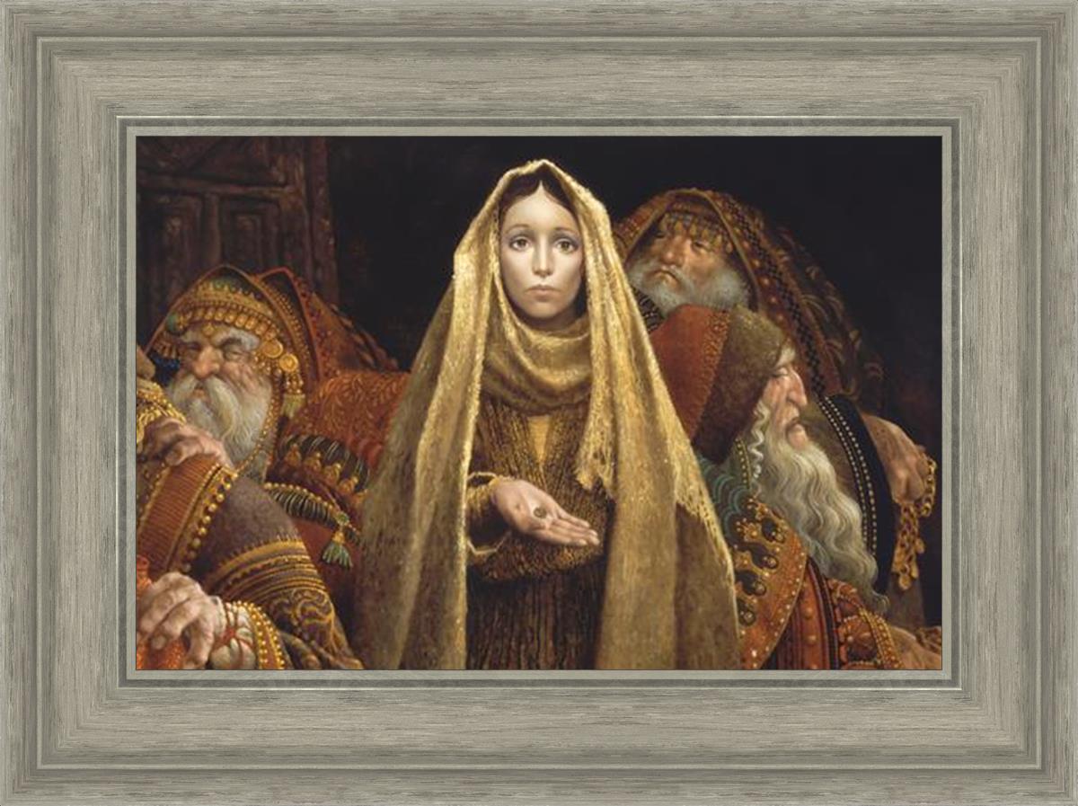 The Widow's Mite Unlimited Canvas
