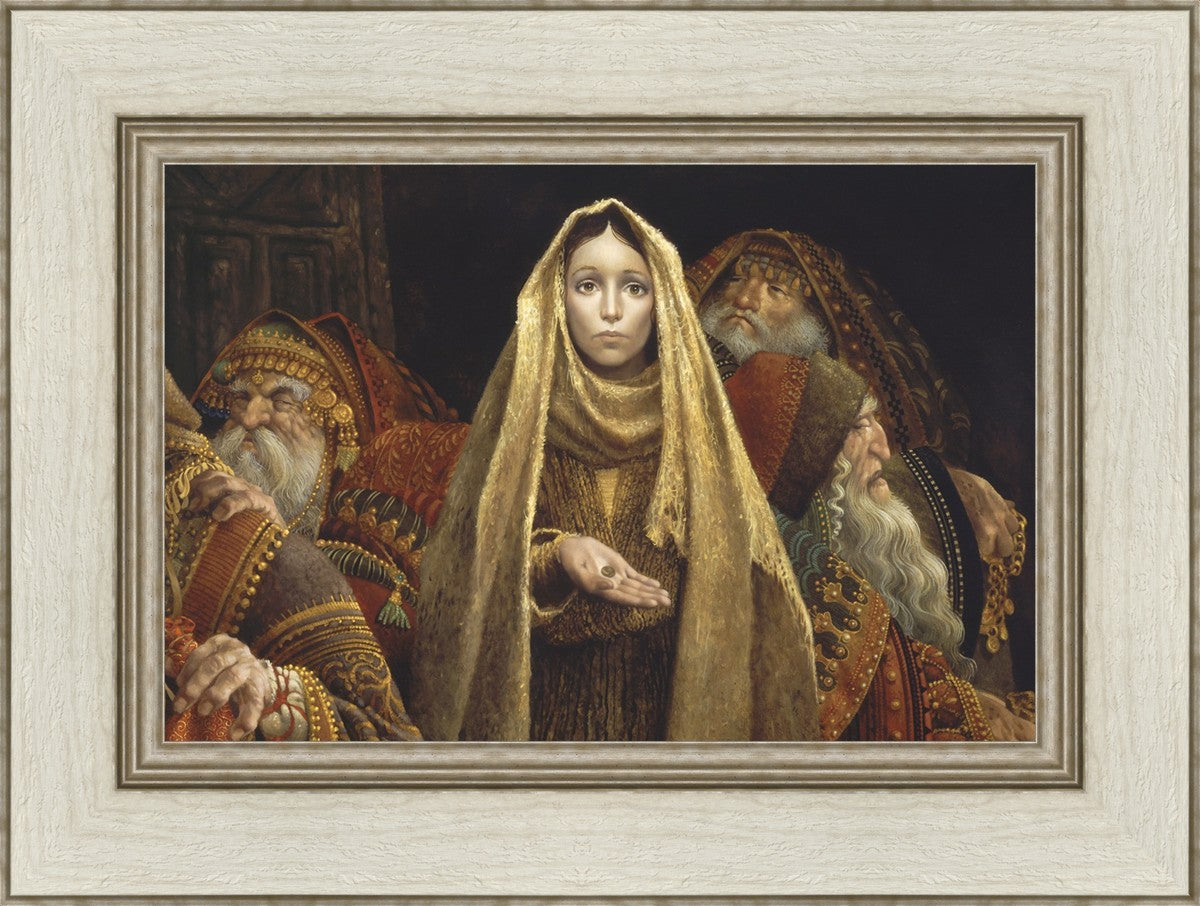 The Widow's Mite Unlimited Canvas