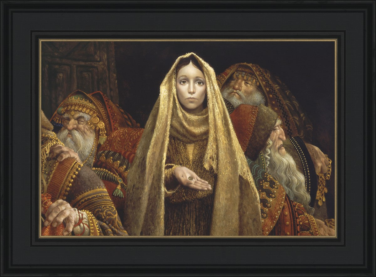 The Widow's Mite Unlimited Canvas