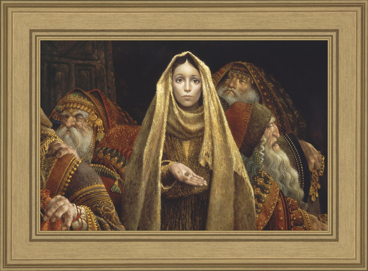 The Widow's Mite Unlimited Canvas