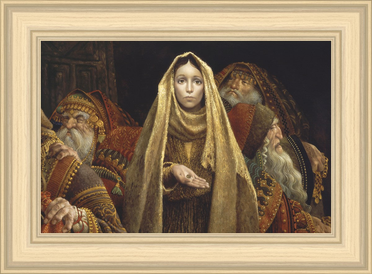The Widow's Mite Unlimited Canvas