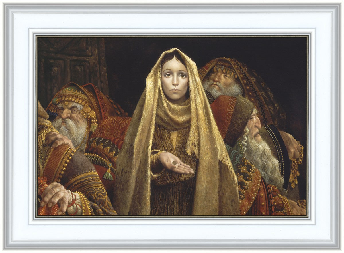 The Widow's Mite Unlimited Canvas