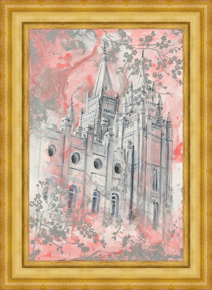 SLC Temple Spring Blossoms