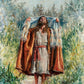 Christ Going Into the Wilderness to Commune With the Father