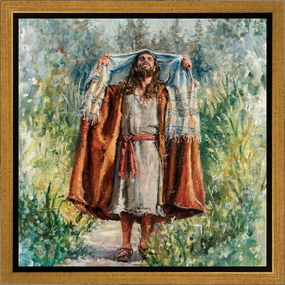 Christ Going Into the Wilderness to Commune With the Father