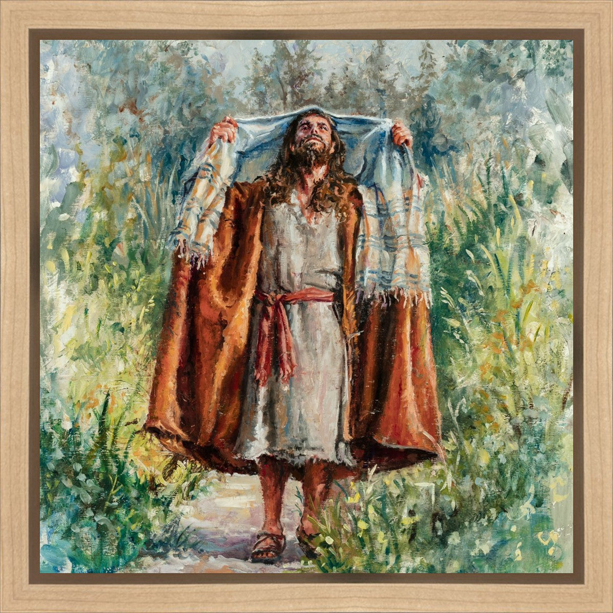 Christ Going Into the Wilderness to Commune With the Father