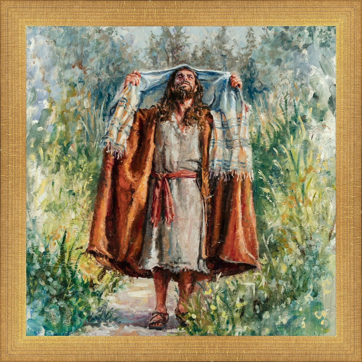 Christ Going Into the Wilderness to Commune With the Father