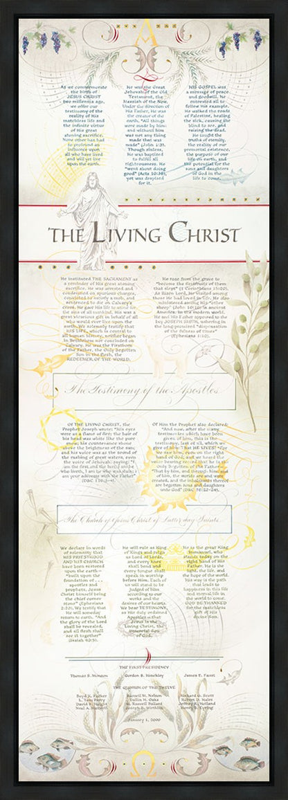 The Living Christ presented via the Art of Beautiful Writing