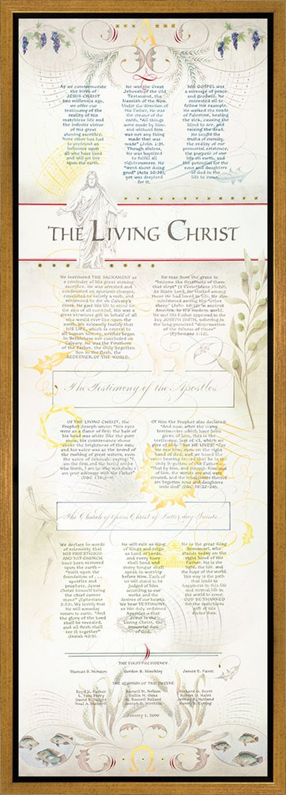 The Living Christ presented via the Art of Beautiful Writing