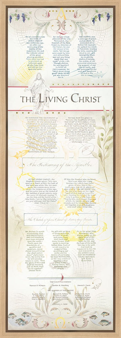 The Living Christ presented via the Art of Beautiful Writing