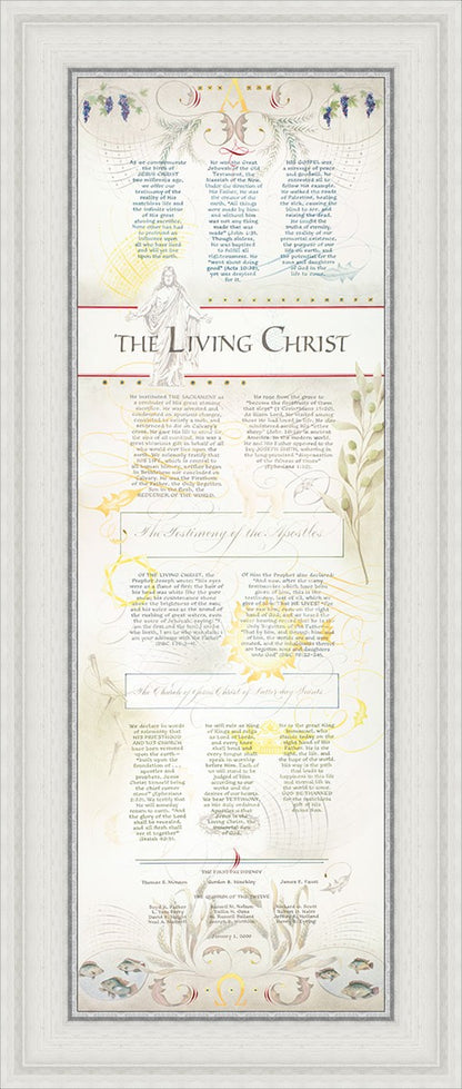 The Living Christ presented via the Art of Beautiful Writing