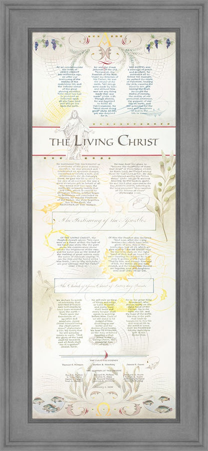 The Living Christ presented via the Art of Beautiful Writing
